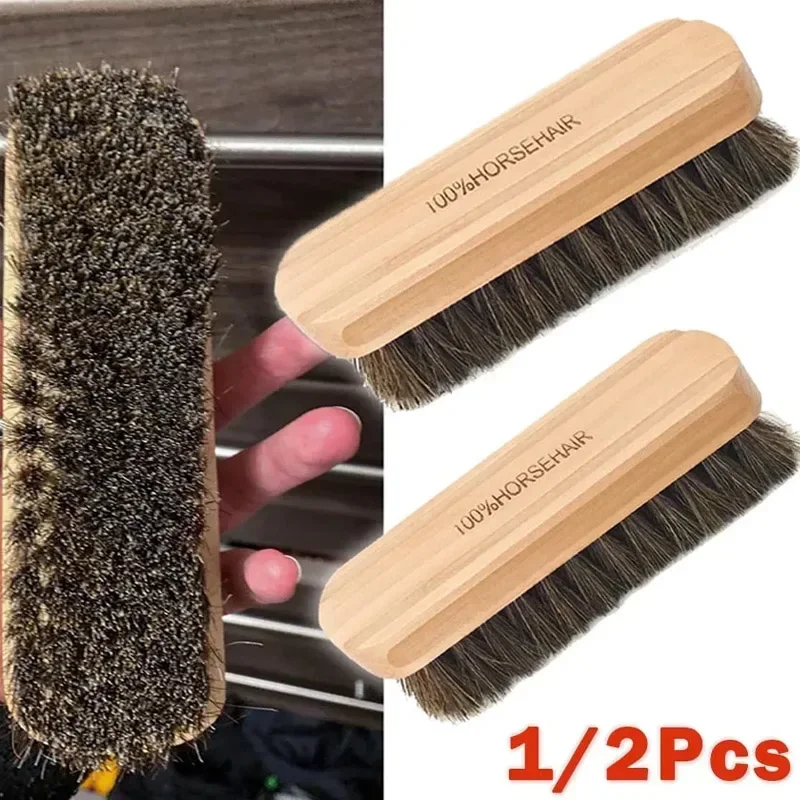 Seat Cleaner Fabric - KKJOY 다기능 말털 나무 솔: 자동차