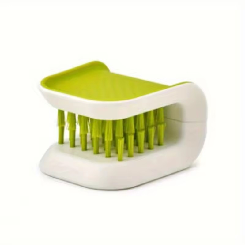 Seat Cleaner Fabric - U자형 양면 접이식 하드 브러시, 자동차